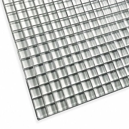 American Louver TC-24-2448S-2PK - Eggcrate Panel, Plastic, Chrome, PK2