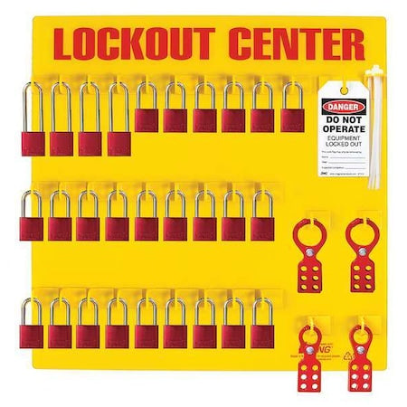 Zing 2729 - Lockout Station,Filled,Electrical