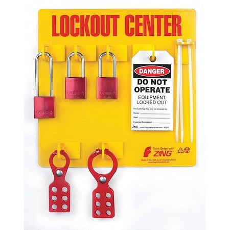Zing 2726 - Lockout Station,Filled,Electrical