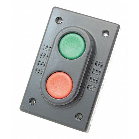 Rees 02140032 - Plunger,Green/Red,Plastic,1"