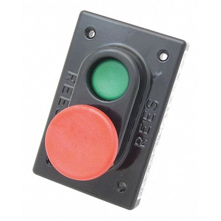 Rees 01968032 - Plastic Plunger,1" Green/1.75" Red