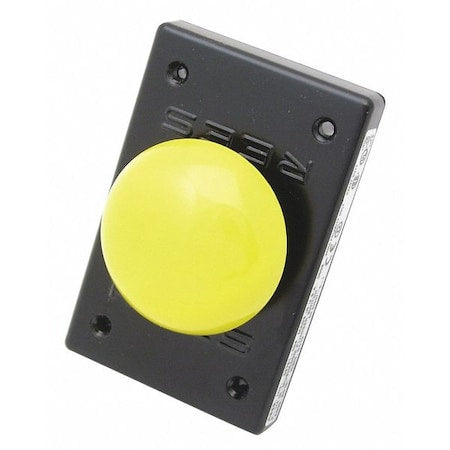 Rees 02761004 - Mushroom Plunger,Yellow,Metal,2-1/4"