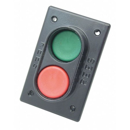 Rees 02810132 - Plastic Plunger,Green/Red,1-3/8"