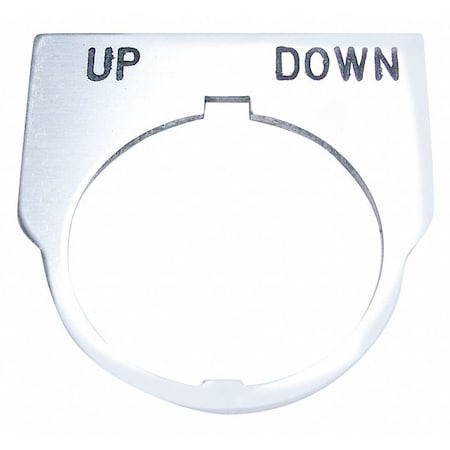 Rees 09014039 - Standard Legend Plate,Up-Down