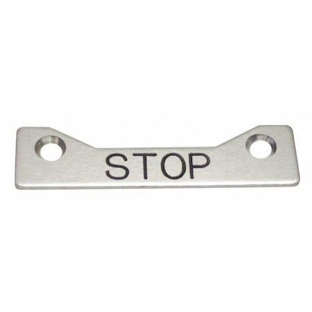 Rees 09003003 - Standard Legend Plate,Stop