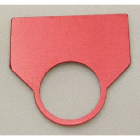 Rees 09010001 - Blank Legend Plate,Red