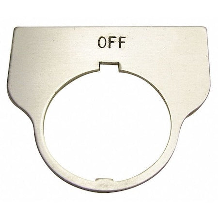 Rees 09017002 - Standard Legend Plate,Off