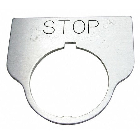 Rees 09017003 - Standard Legend Plate,Stop