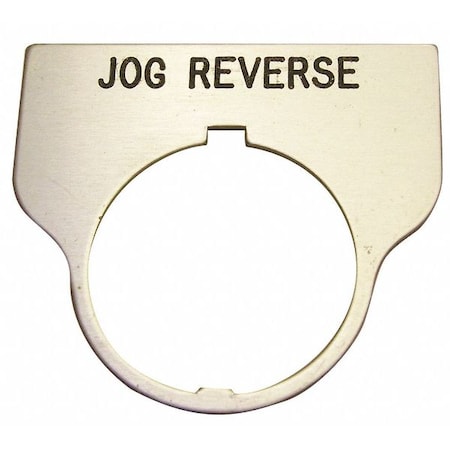 Rees 09017018 - Std Legend Plate,Jog Reverse