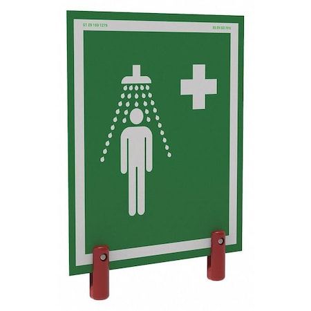 Hughes Safety Showers S-BRAC-SIGN-H - Safety Shower Sign,Universal,Bracket
