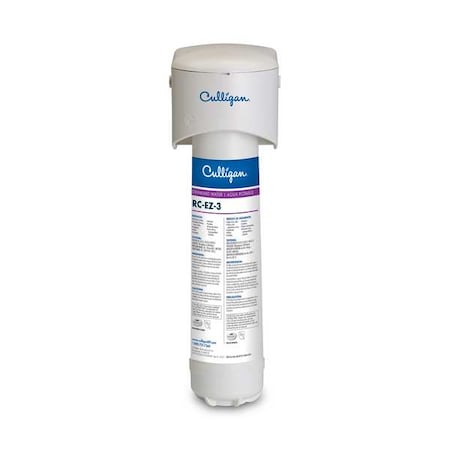 Culligan US-EZ-3 - Water Filter System, 0.5 gpm, 0.5 Micron, 12 3/8 in H