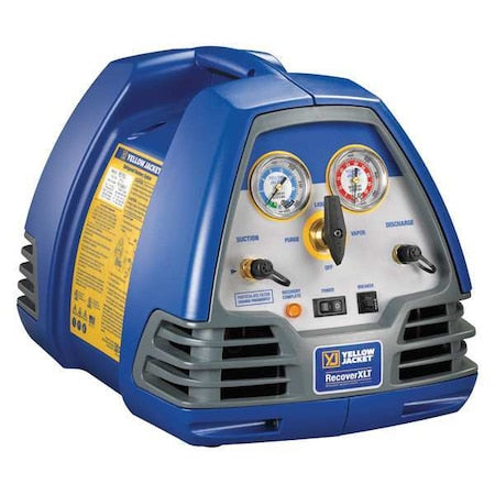 Yellow Jacket 95762 - Refrigerant Recovery Machine,1/2 HP,115 V