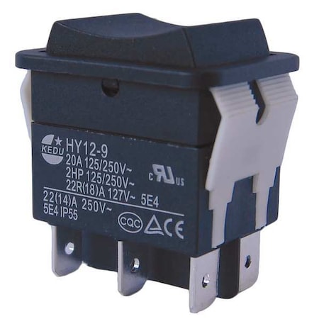 29FG31 - Rocker Switch, DPDT, 6 Connections