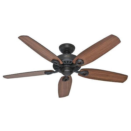 Hunter 53242 - Decorative Ceiling Fan, 52 in Blade Dia, 5 Blades, 3 Speeds, 120 V AC, New Bronze