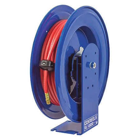 Coxreels E-LP-350 - Spring Return Hose Reel, 3/8 in Hose Diameter, 50 ft Length, 300 psi Max. Pressure, Brass
