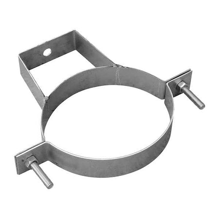 Nordfab 8010004179 - Pipe Hanger, 6 in Duct Dia, Galvanized Steel, 14 GA, 8-3/8" L x