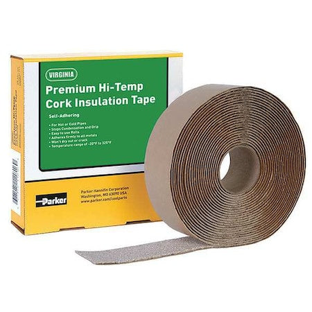 Parker Virginia PTH1 - Hi-Temp Cork Insulation Tape,Roll