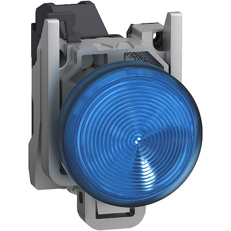 Schneider Electric XB4BVBM6GEX - Pilot Light, Blue, 22mm, LED