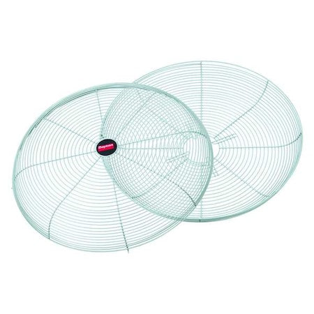 Dayton 2ATB9 - Fan Guard For 24 in Blade Dia, Polyester Powder Coated, Steel, Gray, Mounting 2-3/4 in x 4-1/2 in