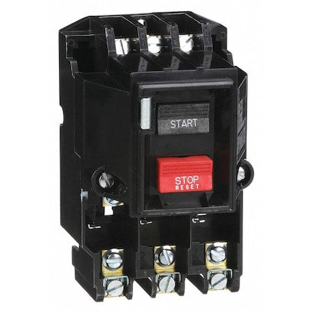 Square D 2510MCO3 - Manual Motor Starter, NEMA M-1, 3 P, 3 Phase, Push Button, 27 A
