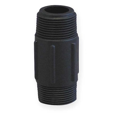 Banjo NIP150-3 - 1-1/2" MNPT x 3" TBE Polypropylene Pipe Nipple Sch 80