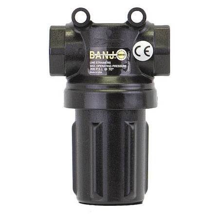 Banjo LSTM075-80 - Inline Strainer, 4 1/4 in H, 177 micron