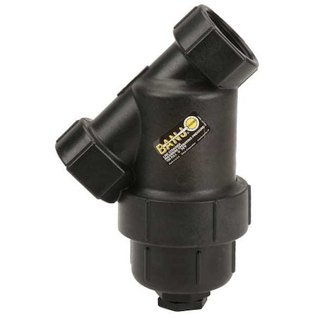Banjo LS200-80 - Y Strainer, Stainless Steel 80 Mesh, 2 in Pipe, FNPT x FNPT, Polypropylene, 141 PSI, 9-5/8 in H