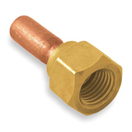 Jb Industries A32702 - Flare to Sweat Adapter,Brass,3 in L, PK4