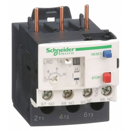 Schneider Electric LRD14 - Overload Relay, 1 NC/1 NO, 7 A Min current, 10 A Max current, 690 V AC