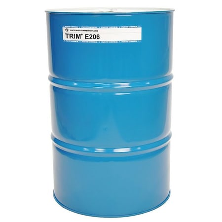 Trim E206-54G - Coolant, 54 gal, Drum, Dark Blue
