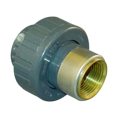 N/A 859-015CBR - CPVC Union, Schedule 80, 1-1/2" Pipe Size, FNPT x Socket