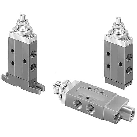 Parker 410111000 - Manual Air Control Valve,4-Way,1/8 In NPT