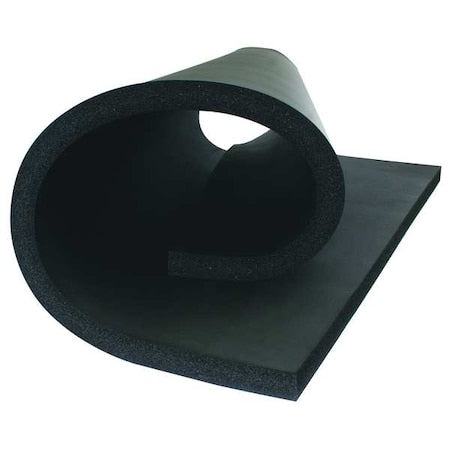 K-Flex Usa 6RSX3X4100 - Insulation Sheet1 in Thick, 36 in W x 4 ft L, 4 R-Value, Buna-N Rubber/PVC, Black