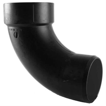 03063 - 90 Long Sweep Elbow,3 In Hub x Spigot