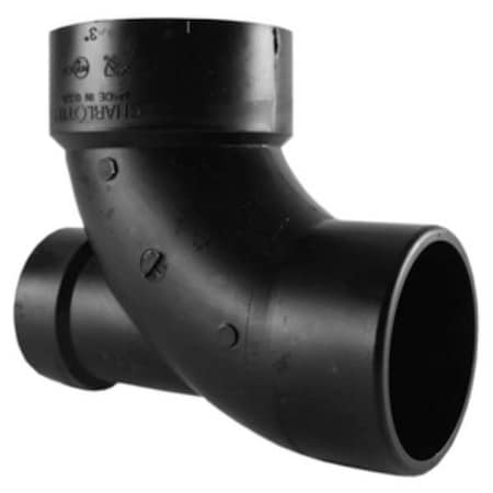 03026 - 22-1/2 St. Elbow,3 In x 2 In Hubx Spigot
