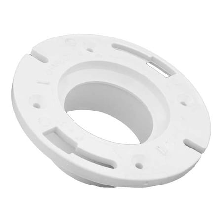 05903 - PVC Closet Flange with Stop, Hub, 4 in x 3 in Pipe Size