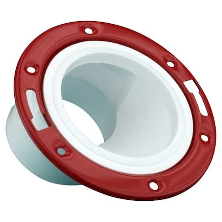 05920 - PVC Closet Flange, Hub, 4 in x 3 in Pipe Size