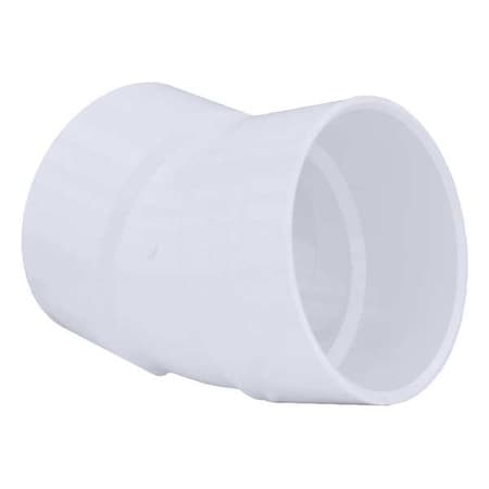 05988 - PVC Elbow, 22-1/2 Degrees, Hub, 6 in Pipe Size