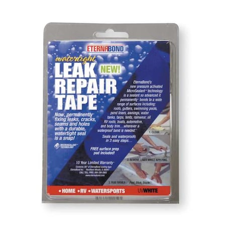 Eternabond UVW-4-5 Kit - Roof Repair Tape Kit,4 In x 5 Ft,White