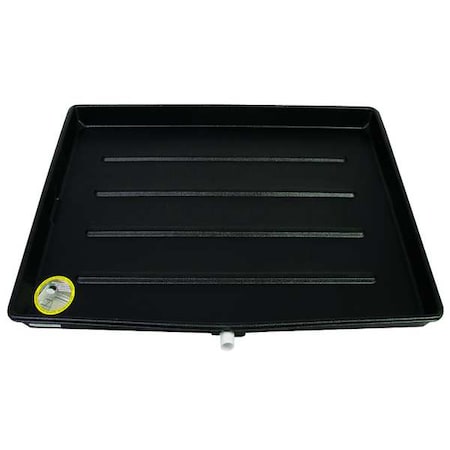 Diversitech 6-2763L - Condensate Drain Pan,Plastic,Black,65 in