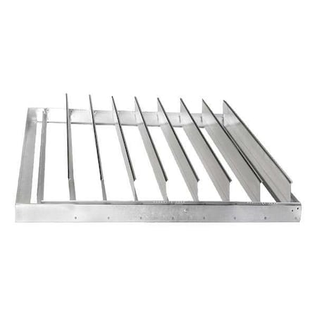 Dayton 6WRK9 - Backdraft Damper,Horizontal,62 Sq