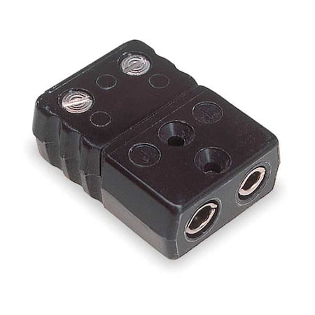 Vulcan N56/05013-J - Thermocouple Plug, Black, Type J, Jack
