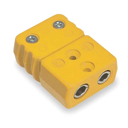 Vulcan N56/05013-K - Thermocouple Plug, Yellow, Type K, Jack