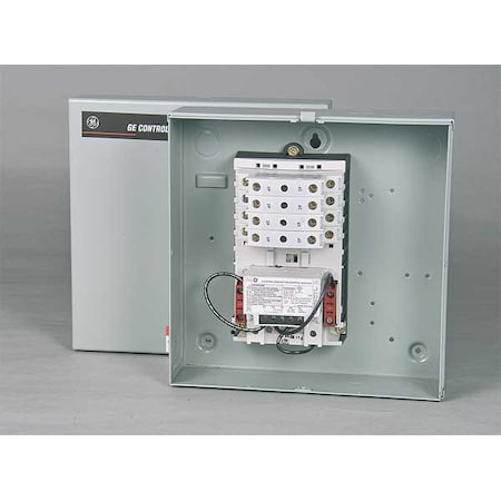 Ge CR463M80NJA10A0 - 120 VAC Mechanically Held Lighting Contactor 8 P 30 A