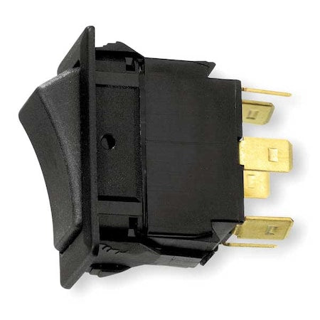 Hubbell Wiring Device-Kellems MR223SP - Marin Rock Swtch,No Lens/Lamp,Blk,On/Off/On