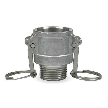 3LW95 - 1" Female Coupler x MNPT 316 SS Coupler