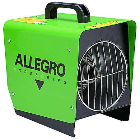 Allegro Industries 9401-50 - Portable Electric & Tent Heater, 1500 W, 120 V AC, 1 Phase, 5000 Btu H