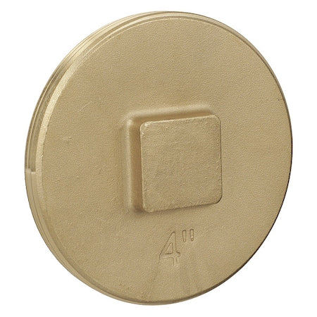 Oatey 42374 - Plug, Brass, Threaded 4 in