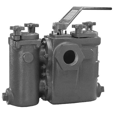 Mueller Steam Specialty 11/2 792-S-HH SS Duplex Strainer Thd - Duplex Strainer, 1-1/2" Pipe, Threaded, Stainless Steel, 275 psi at 100 Degrees F