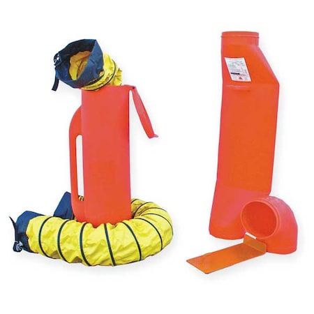Air Systems Intl SV-CUP - Ventilation Kit,6 and 15 ft.,Orange